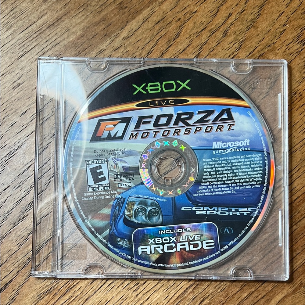 Xbox Live Forza Motorsport Game Disc